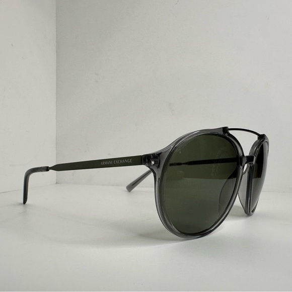 Sunglasses Armani Exchange AX 4069 S 82439A Transparent Dark Grey - Picture 3 of 10
